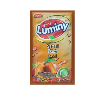 Refresco en Polvo Luminy sabor Melocotón 9g (1,5 L)