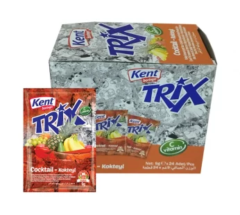 24u Refresco Instantáneo Kent Boringer Trix Cóctel 9g (1,5 L)