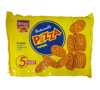 Galletas sabor Pizza Picante Saray 5 Pack (350 g)