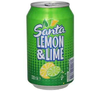 Refresco Gaseado Santa Limón-Lima (330 ml)
