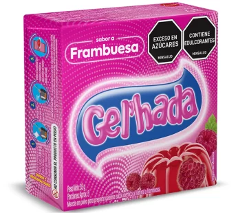 Gelatina Gel’hada Frambuesa 35g